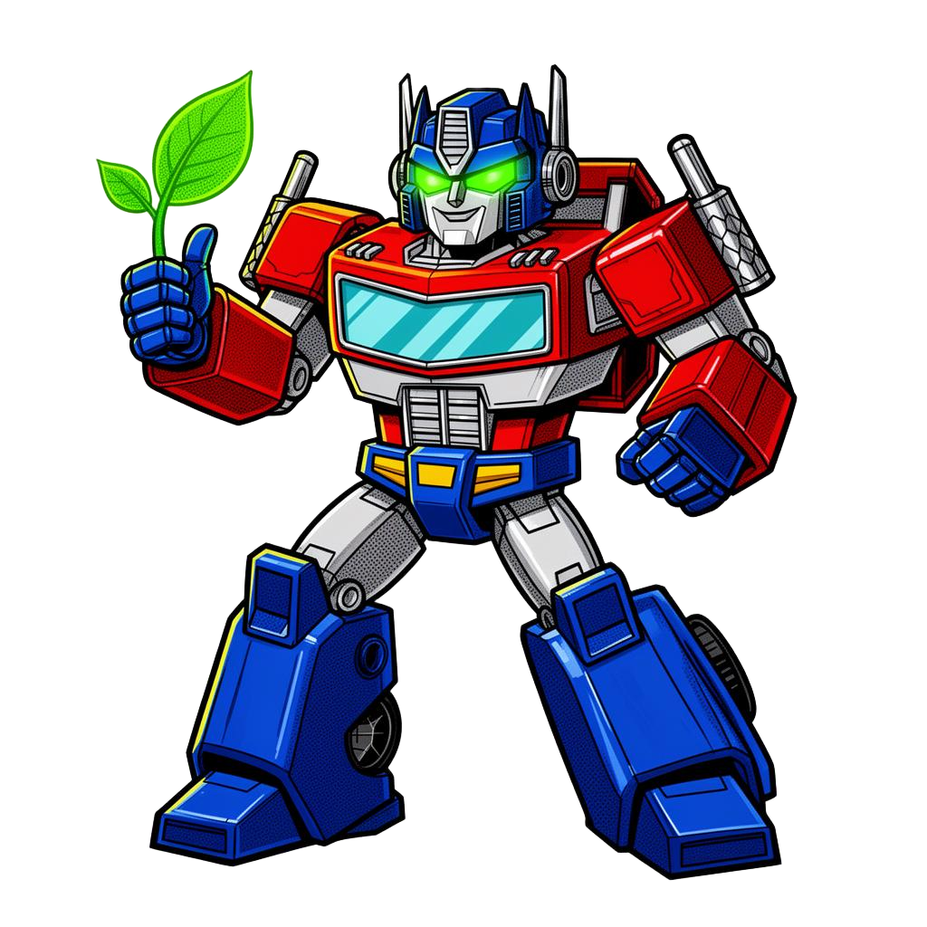 Optimus Energy Maskottchen
